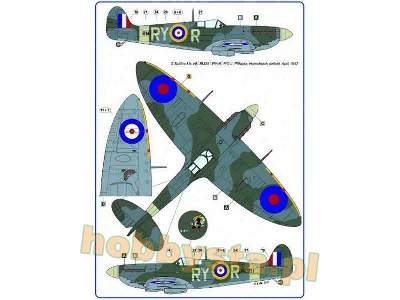 The Spitfire Mk.Ia And Vb With Drawings Of The 313th RAF Squadro - zdjęcie 7