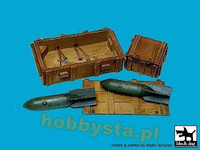 WW Ii Luftwaffe Bomb Sc 50 + Crate Box N°1 - zdjęcie 2