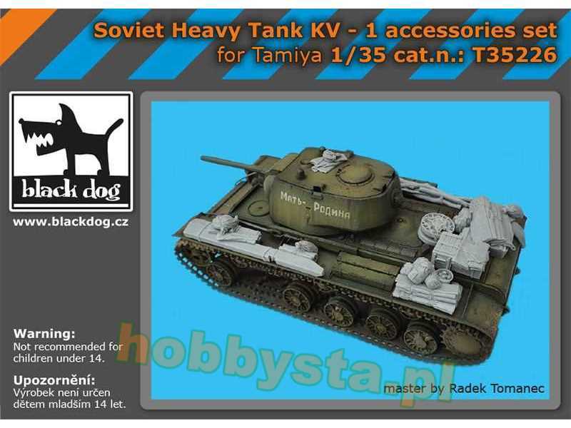 Soviet Heavy Tank Kv - 1 Accessories Set For Tamiya - zdjęcie 1