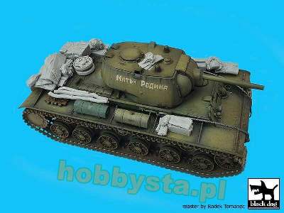 Soviet Heavy Tank Kv - 1 Accessories Set For Tamiya - zdjęcie 3