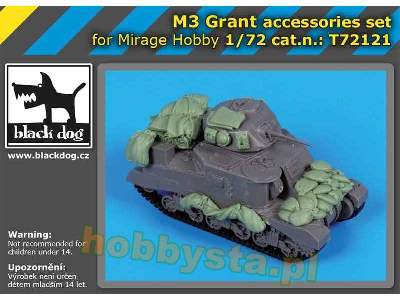 M3 Grant Accessories Set For Mirage Hobby - zdjęcie 1