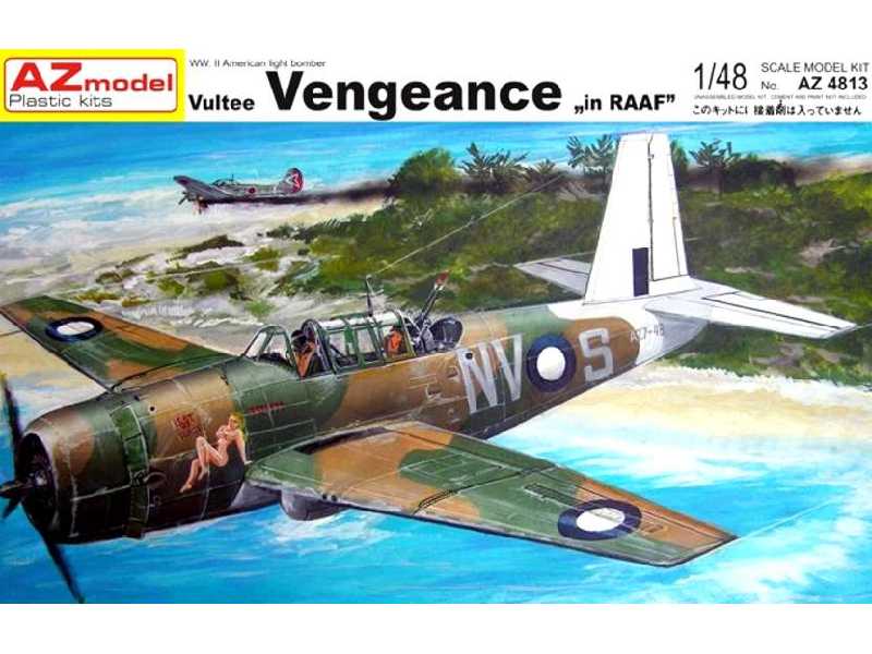 Vultee Vengeance Mk.I bombowiec nurkujący - RAAF - zdjęcie 1 Vultee Vengeance Mk.I bombowiec nurkujący - RAAF - zdjęcie 1