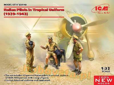 Włoscy piloci w tropikalnych mundurach (1939-1943) - zdjęcie 1