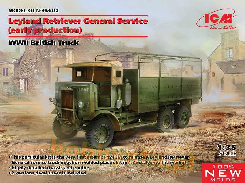 Leyland Retriever General Service ciężarówka brytyjska wczesna - zdjęcie 1 Leyland Retriever General Service ciężarówka brytyjska wczesna - zdjęcie 1
