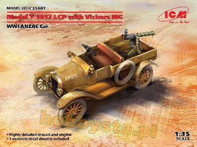 Ford T 1917 LCP z karabinem Vickers MG I W.Ś. ANZAC - zdjęcie 1