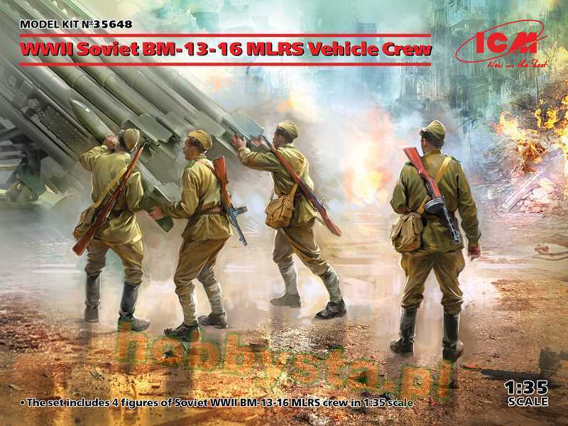 Sowiecka obsługa Katiuszy BM-13-16 - zdjęcie 1 Sowiecka obsługa Katiuszy BM-13-16 - zdjęcie 1