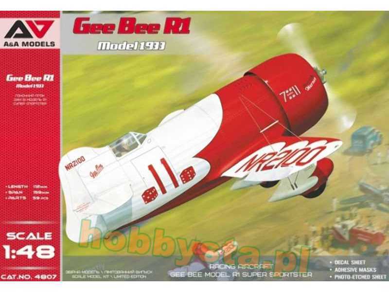 Gee Bee R1 Model 1933 - zdjęcie 1 Gee Bee R1 Model 1933 - zdjęcie 1