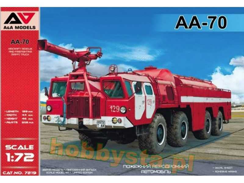 Aa-70 Aircraft Rescue And Firefighting (Arff) Truck - zdjęcie 1 Aa-70 Aircraft Rescue And Firefighting (Arff) Truck - zdjęcie 1