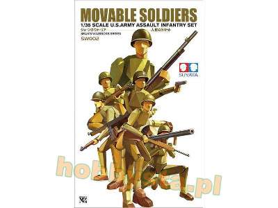 U.S. Army Assault Infantry Set (Movable Soldiers) - zdjęcie 1