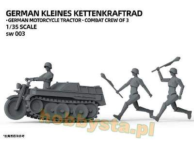 German Kleines Kettenkraftrad (German Motorcycle Tractor & Comba - zdjęcie 2