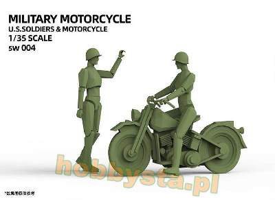 Military Motorcycle (U.S. Soldiers & Motorcycle) - zdjęcie 2