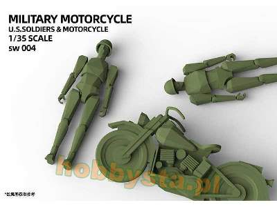 Military Motorcycle (U.S. Soldiers & Motorcycle) - zdjęcie 3