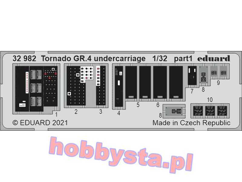 Tornado GR.4 undercarriage 1/32 - zdjęcie 1 Tornado GR.4 undercarriage 1/32 - zdjęcie 1