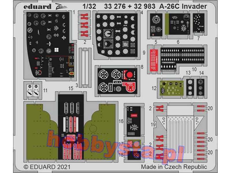 A-26C Invader cockpit interior 1/32 - zdjęcie 1