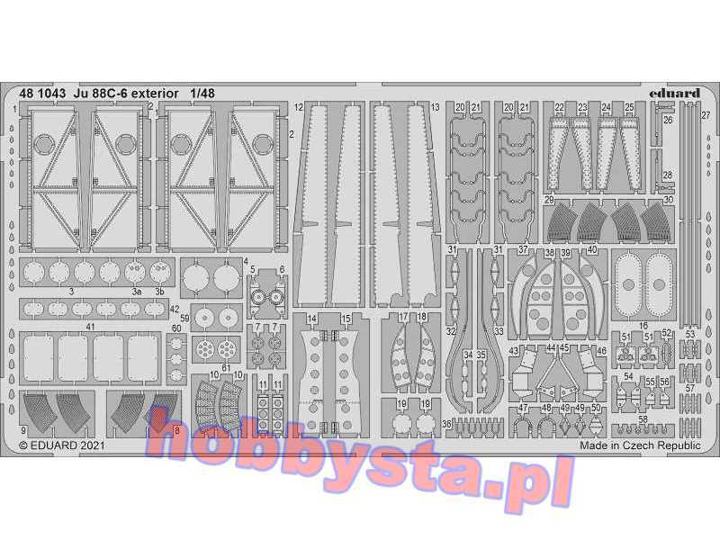 Ju 88C-6 exterior 1/48 - zdjęcie 1 Ju 88C-6 exterior 1/48 - zdjęcie 1