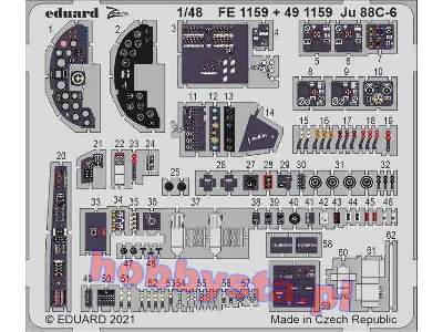 Ju 88C-6 interior 1/48 - zdjęcie 1