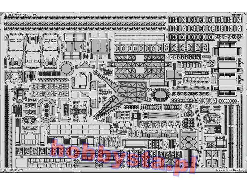 HMS York 1/350 - Trumpeter - zdjęcie 1