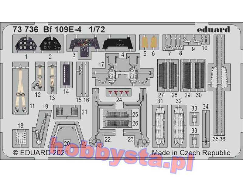 Bf 109E-4 1/72 - zdjęcie 1 Bf 109E-4 1/72 - zdjęcie 1