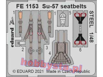 Su-57 seatbelts STEEL 1/48 - zdjęcie 1