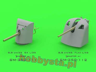 Niemieckie Działo 8,8cm/45 (3.46in) Flak L/45 - Używany W Większ - zdjęcie 11