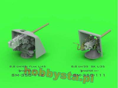 Niemieckie Działo 8,8cm/45 (3.46in) Flak L/45 - Używany W Większ - zdjęcie 12