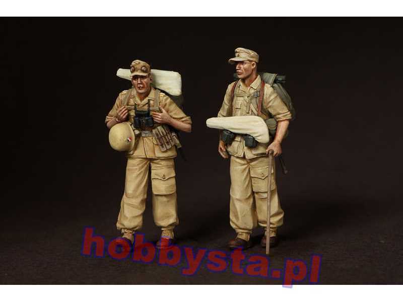 Feldwebels Fallschirmjäger - Brigade Ramcke. El Alamein, August - zdjęcie 1 Feldwebels Fallschirmjäger - Brigade Ramcke. El Alamein, August - zdjęcie 1