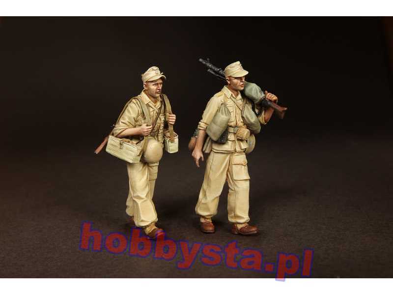 Mg-34 Team Fallschirmjäger - Brigade Ramcke. El Alamein, August - zdjęcie 1 Mg-34 Team Fallschirmjäger - Brigade Ramcke. El Alamein, August - zdjęcie 1