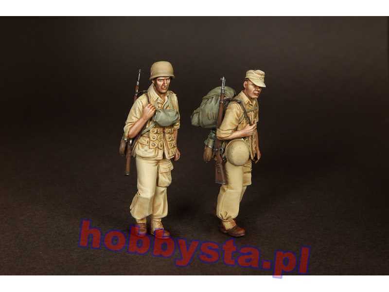 Fallschirmjägers - Brigade Ramcke. El Alamein, August 1942. - zdjęcie 1 Fallschirmjägers - Brigade Ramcke. El Alamein, August 1942. - zdjęcie 1