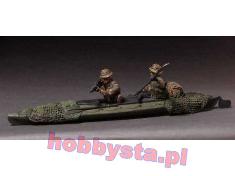 German Bundeswehr - Ksk With Kayak - zdjęcie 1