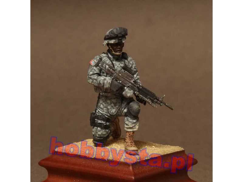 American Machine Gunner In Patrol Group - zdjęcie 1