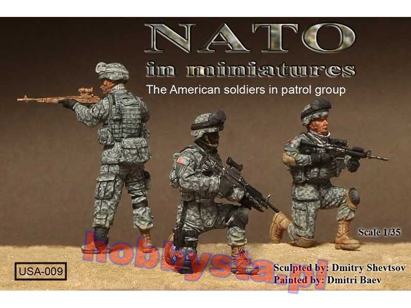 The American Soldiers In Patrol Group 3 Figures - zdjęcie 1 The American Soldiers In Patrol Group 3 Figures - zdjęcie 1