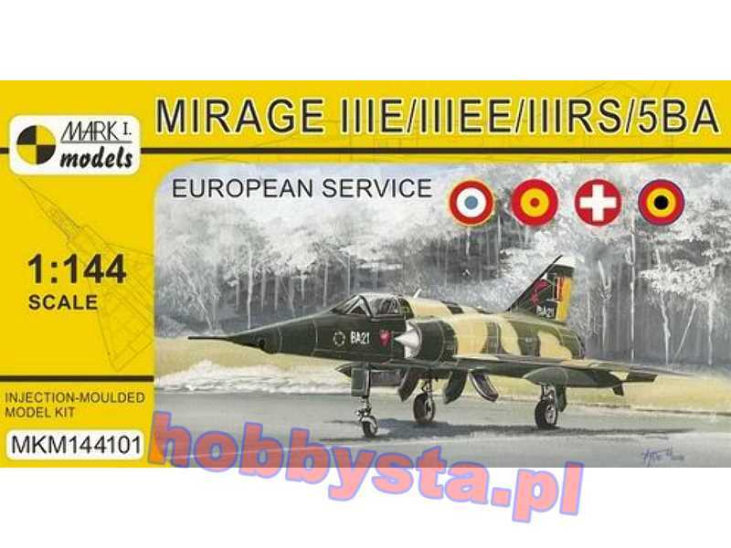 Mirage Iiie/Ee/Rs/5ba 'in Europe' (French, Spanish, Swiss & Belg - zdjęcie 1 Mirage Iiie/Ee/Rs/5ba 'in Europe' (French, Spanish, Swiss & Belg - zdjęcie 1