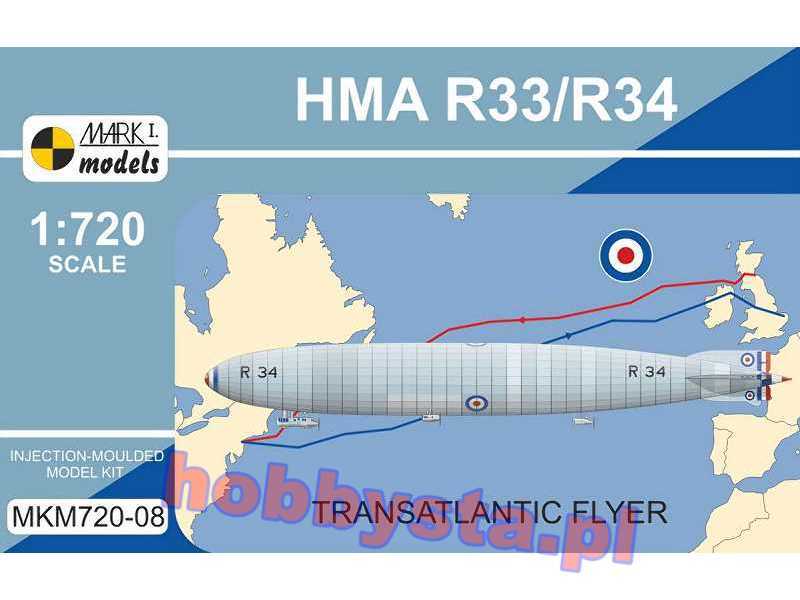 Hma R33/R34 Transatlantic Flyer - zdjęcie 1 Hma R33/R34 Transatlantic Flyer - zdjęcie 1
