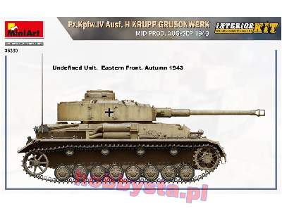 Pz.Kpfw.Iv Ausf. H Krupp-grusonwerk środ.prod. 1943r. z wnętrzem - zdjęcie 2