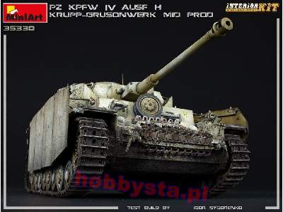 Pz.Kpfw.Iv Ausf. H Krupp-grusonwerk środ.prod. 1943r. z wnętrzem - zdjęcie 3