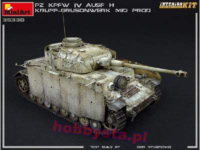 Pz.Kpfw.Iv Ausf. H Krupp-grusonwerk środ.prod. 1943r. z wnętrzem - zdjęcie 6