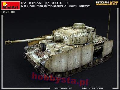 Pz.Kpfw.Iv Ausf. H Krupp-grusonwerk środ.prod. 1943r. z wnętrzem - zdjęcie 7