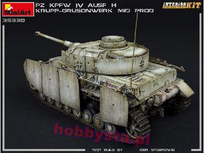 Pz.Kpfw.Iv Ausf. H Krupp-grusonwerk środ.prod. 1943r. z wnętrzem - zdjęcie 8