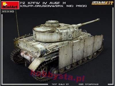 Pz.Kpfw.Iv Ausf. H Krupp-grusonwerk środ.prod. 1943r. z wnętrzem - zdjęcie 9