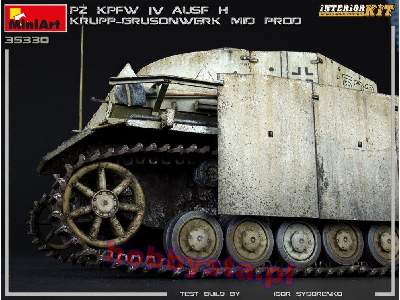 Pz.Kpfw.Iv Ausf. H Krupp-grusonwerk środ.prod. 1943r. z wnętrzem - zdjęcie 10