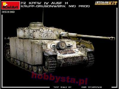 Pz.Kpfw.Iv Ausf. H Krupp-grusonwerk środ.prod. 1943r. z wnętrzem - zdjęcie 13