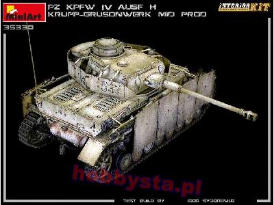 Pz.Kpfw.Iv Ausf. H Krupp-grusonwerk środ.prod. 1943r. z wnętrzem - zdjęcie 15
