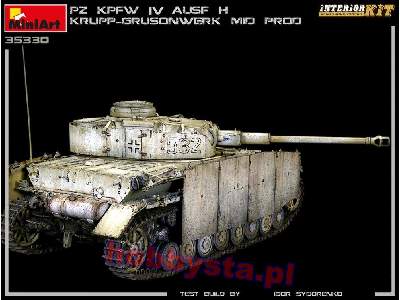 Pz.Kpfw.Iv Ausf. H Krupp-grusonwerk środ.prod. 1943r. z wnętrzem - zdjęcie 16
