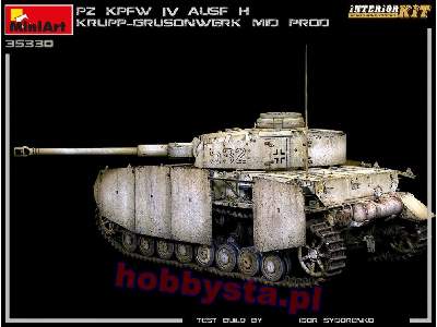 Pz.Kpfw.Iv Ausf. H Krupp-grusonwerk środ.prod. 1943r. z wnętrzem - zdjęcie 17