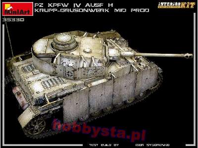 Pz.Kpfw.Iv Ausf. H Krupp-grusonwerk środ.prod. 1943r. z wnętrzem - zdjęcie 18