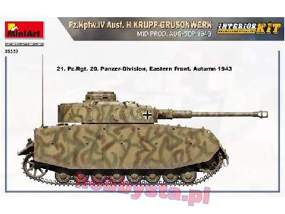 Pz.Kpfw.Iv Ausf. H Krupp-grusonwerk środ.prod. 1943r. z wnętrzem - zdjęcie 22