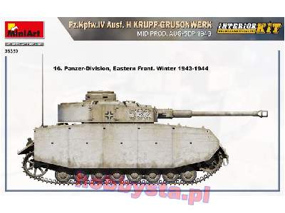 Pz.Kpfw.Iv Ausf. H Krupp-grusonwerk środ.prod. 1943r. z wnętrzem - zdjęcie 24