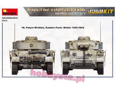 Pz.Kpfw.Iv Ausf. H Krupp-grusonwerk środ.prod. 1943r. z wnętrzem - zdjęcie 25