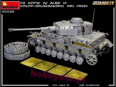 Pz.Kpfw.Iv Ausf. H Krupp-grusonwerk środ.prod. 1943r. z wnętrzem - zdjęcie 29