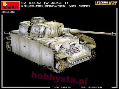 Pz.Kpfw.Iv Ausf. H Krupp-grusonwerk środ.prod. 1943r. z wnętrzem - zdjęcie 38
